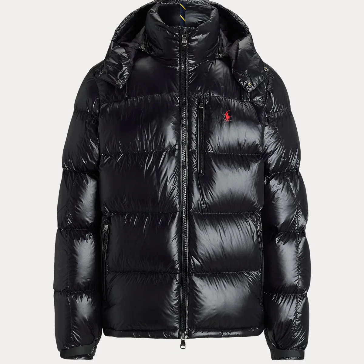 Gorham glänzende Steppjacke